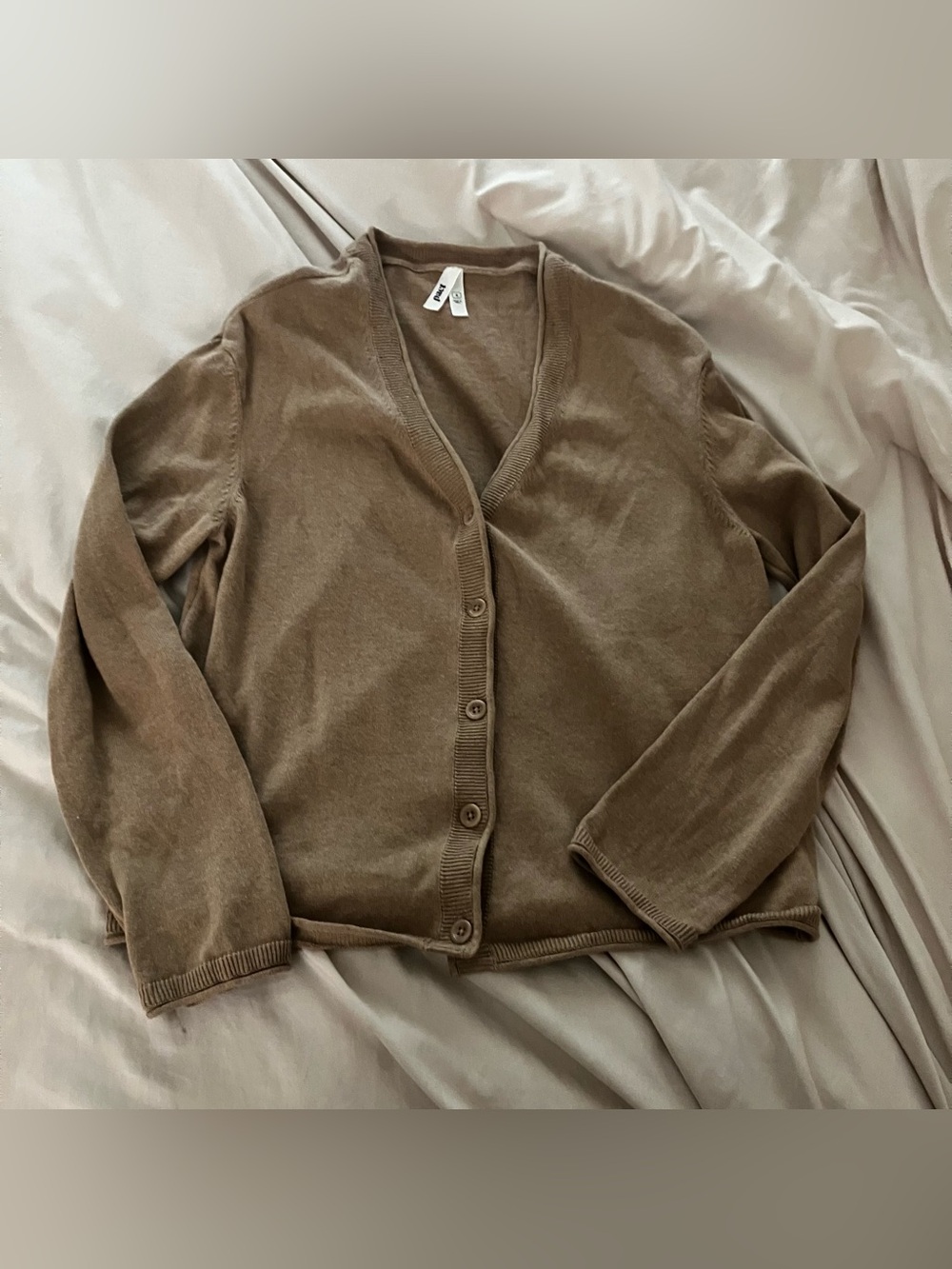 PACT Organic Cotton Button-Front Cardigan Sweater - Women's Size Small